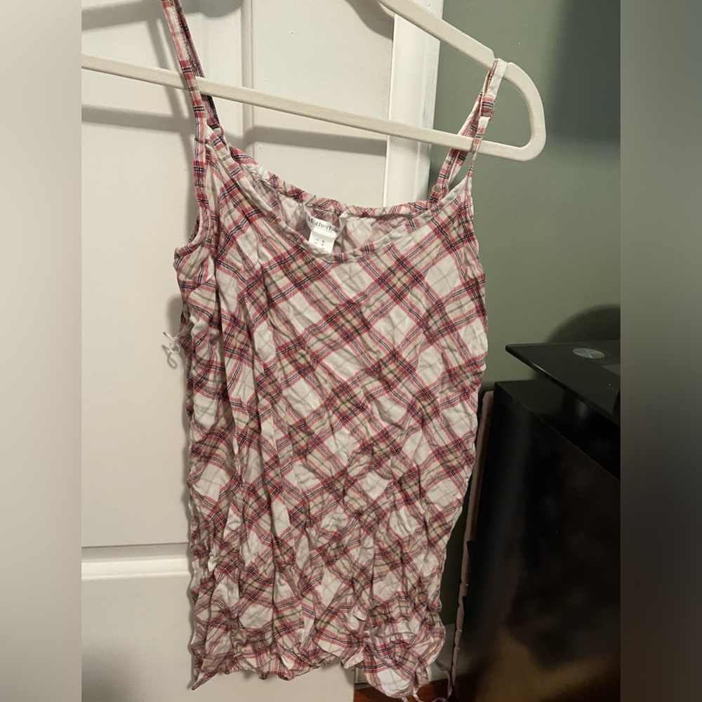 Motherhood maternity pink tank top